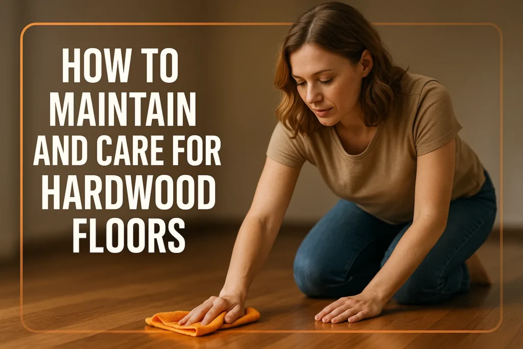 How to Maintain and Care for Hardwood Floors